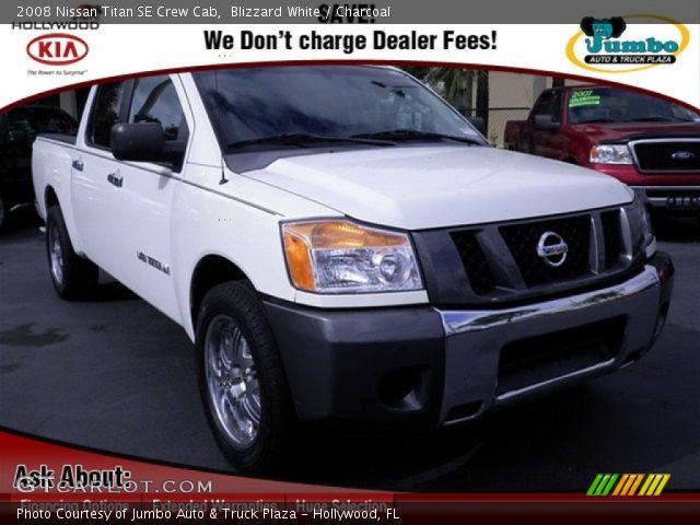 2008 Nissan Titan SE Crew Cab in Blizzard White