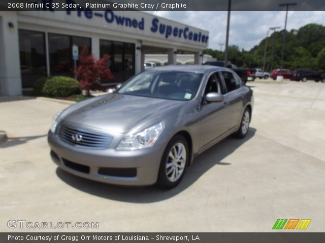 2008 Infiniti G 35 Sedan in Platinum Graphite Gray