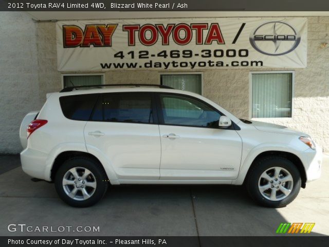 2012 Toyota RAV4 Limited 4WD in Blizzard White Pearl
