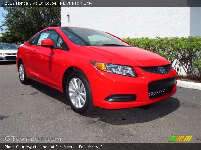 2012 Honda Civic EX Coupe in Rallye Red