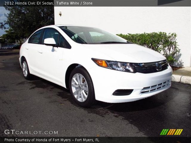 2012 Honda Civic EX Sedan in Taffeta White