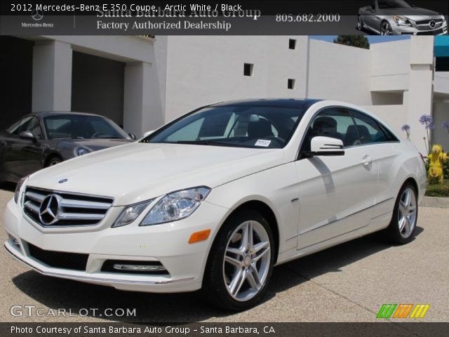 2012 Mercedes-Benz E 350 Coupe in Arctic White