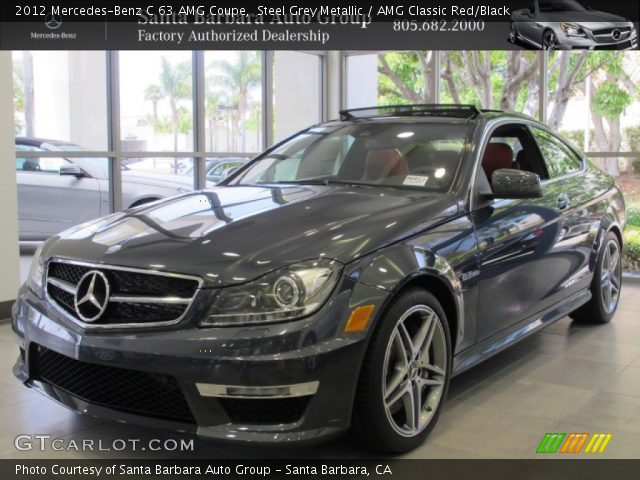 2012 Mercedes-Benz C 63 AMG Coupe in Steel Grey Metallic