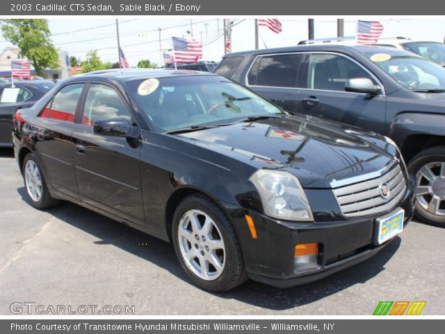 2003 Cadillac CTS Sedan in Sable Black