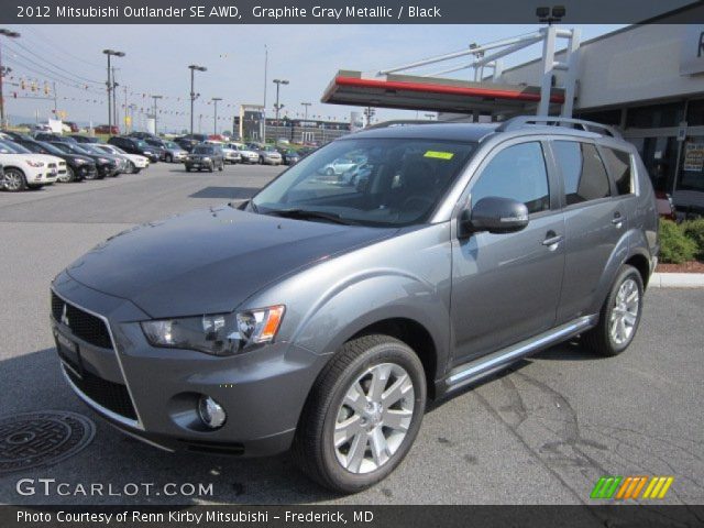 2012 Mitsubishi Outlander SE AWD in Graphite Gray Metallic
