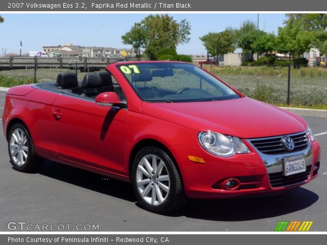 2007 Volkswagen Eos 3.2 in Paprika Red Metallic