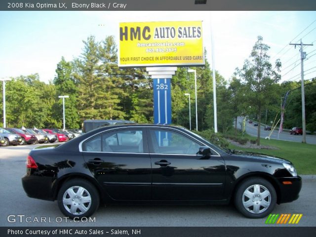 2008 Kia Optima LX in Ebony Black