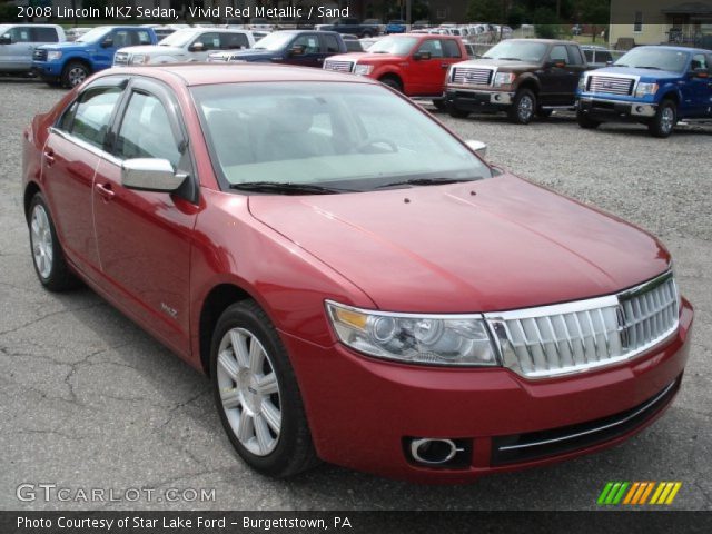 2008 Lincoln MKZ Sedan in Vivid Red Metallic
