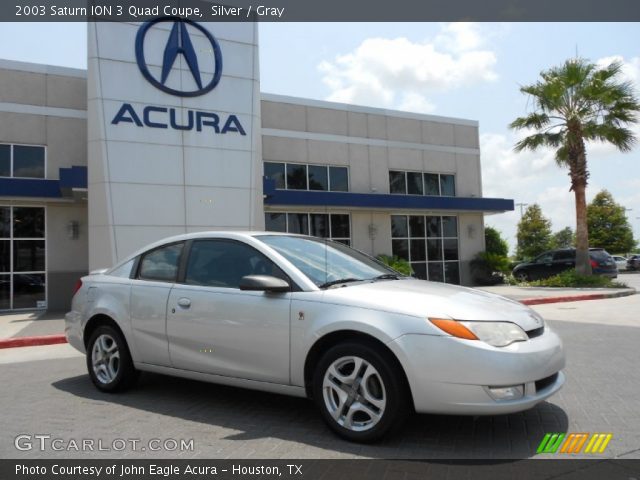 2003 Saturn ION 3 Quad Coupe in Silver