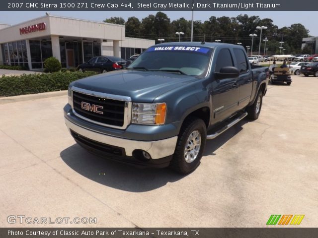 2007 GMC Sierra 1500 Z71 Crew Cab 4x4 in Steel Gray Metallic