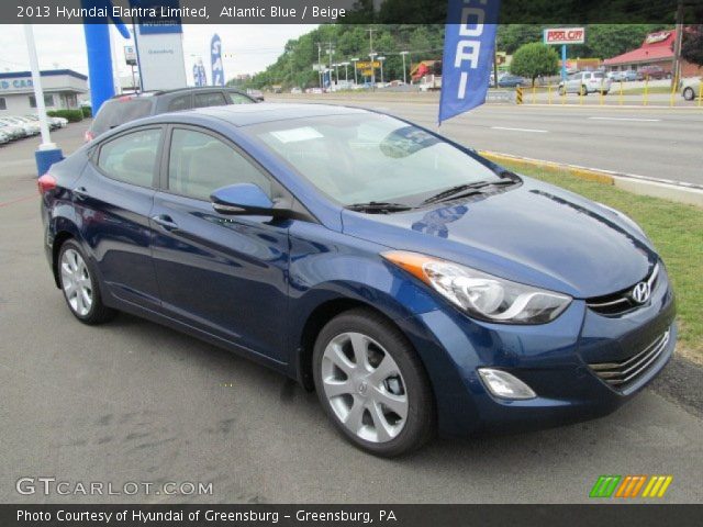 2013 Hyundai Elantra Limited in Atlantic Blue