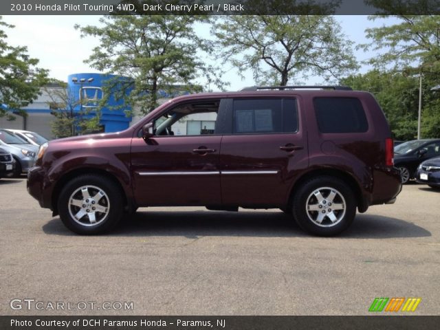 2010 Honda Pilot Touring 4WD in Dark Cherry Pearl