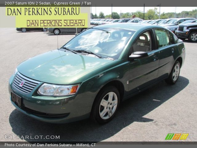 2007 Saturn ION 2 Sedan in Cypress Green