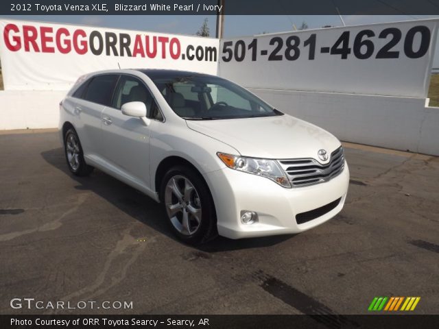 2012 Toyota Venza XLE in Blizzard White Pearl