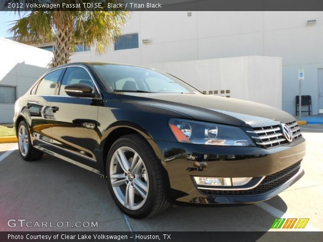2012 Volkswagen Passat TDI SE in Black