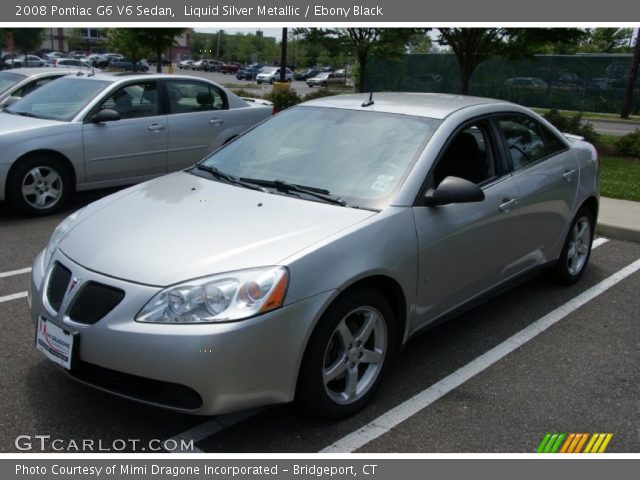 2008 Pontiac G6 V6 Sedan in Liquid Silver Metallic