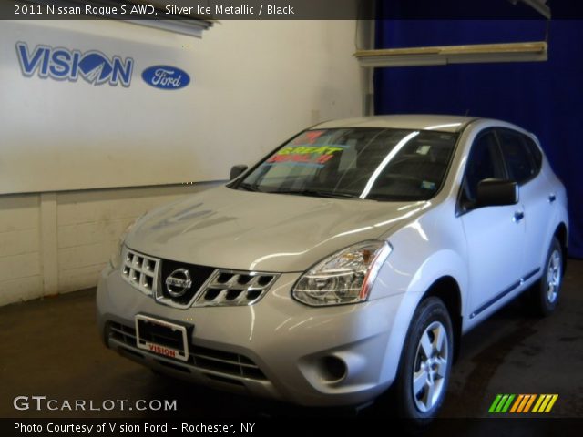 2011 Nissan Rogue S AWD in Silver Ice Metallic