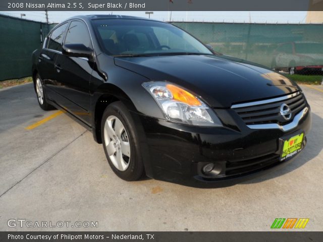 2008 Nissan Altima 2.5 S in Super Black