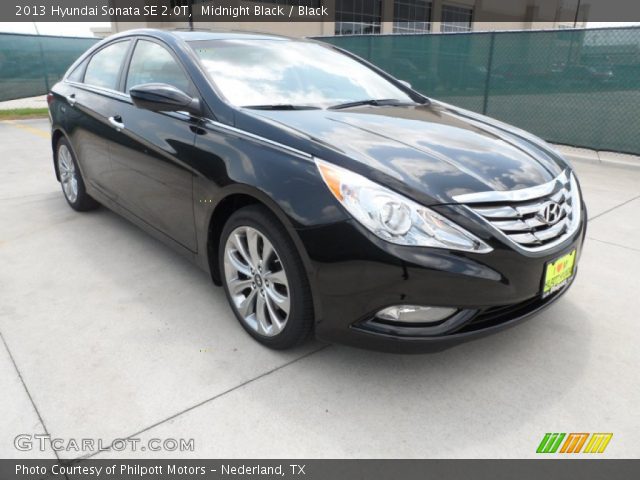 2013 Hyundai Sonata SE 2.0T in Midnight Black