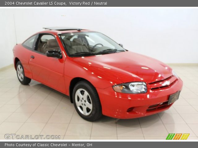 2004 Chevrolet Cavalier LS Coupe in Victory Red