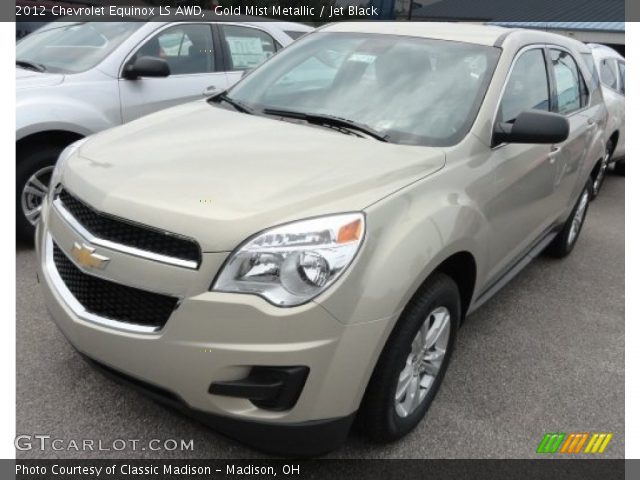2012 Chevrolet Equinox LS AWD in Gold Mist Metallic
