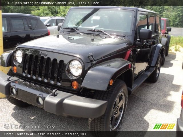 2012 Jeep Wrangler Unlimited Sahara 4x4 in Black