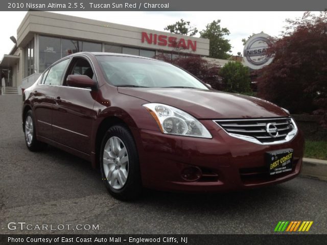 2010 Nissan Altima 2.5 S in Tuscan Sun Red