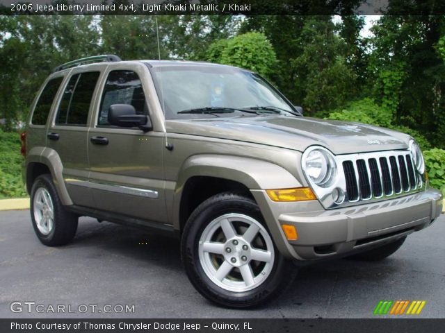 2006 Jeep Liberty Limited 4x4 in Light Khaki Metallic