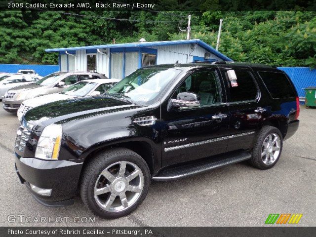 2008 Cadillac Escalade AWD in Black Raven