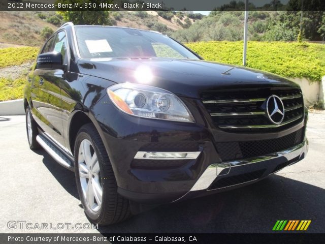 2012 Mercedes-Benz ML 350 4Matic in Black