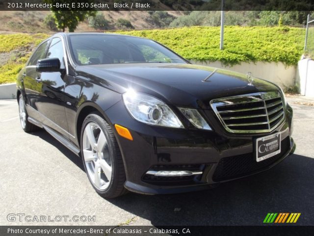 2012 Mercedes-Benz E 350 Sedan in Black