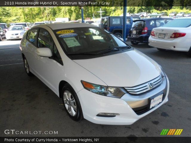 2010 Honda Insight Hybrid EX in Spectrum White Pearl