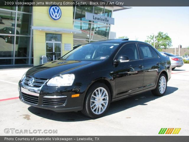 2009 Volkswagen Jetta Wolfsburg Edition Sedan in Black Uni