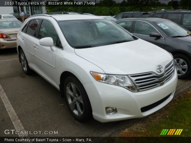 2010 Toyota Venza V6 in Blizzard White Pearl