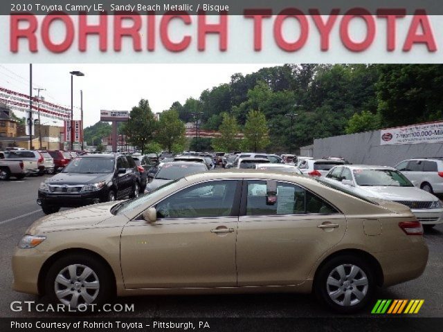 2010 Toyota Camry LE in Sandy Beach Metallic
