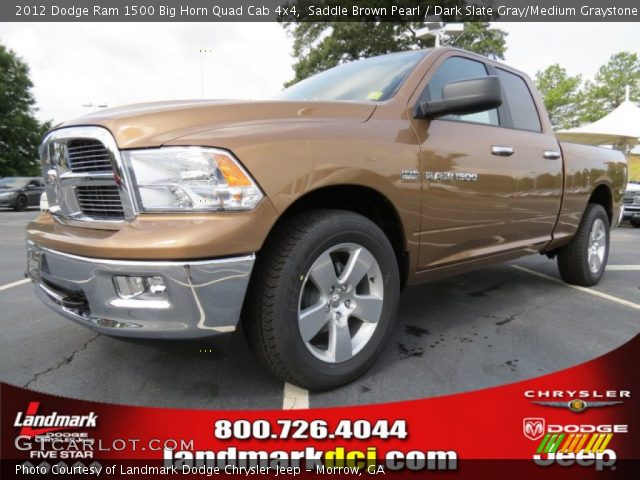 2012 Dodge Ram 1500 Big Horn Quad Cab 4x4 in Saddle Brown Pearl