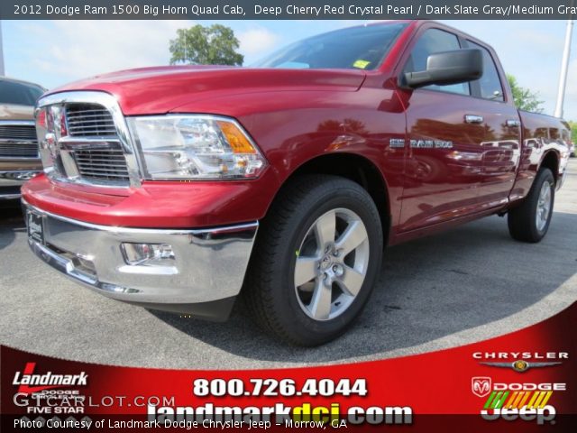 2012 Dodge Ram 1500 Big Horn Quad Cab in Deep Cherry Red Crystal Pearl
