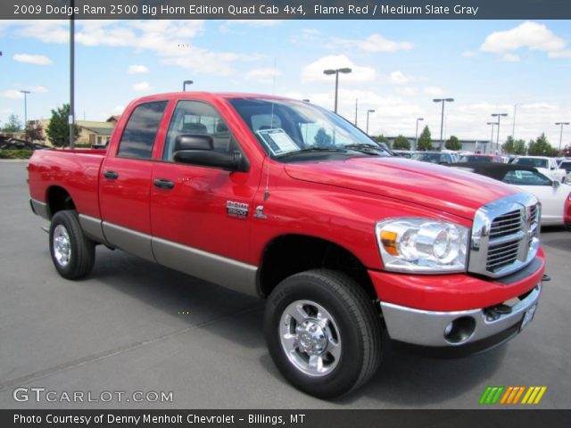 2009 Dodge Ram 2500 Big Horn Edition Quad Cab 4x4 in Flame Red