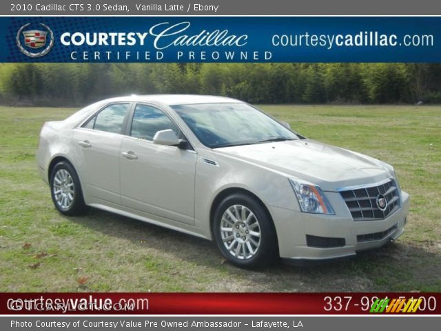 2010 Cadillac CTS 3.0 Sedan in Vanilla Latte