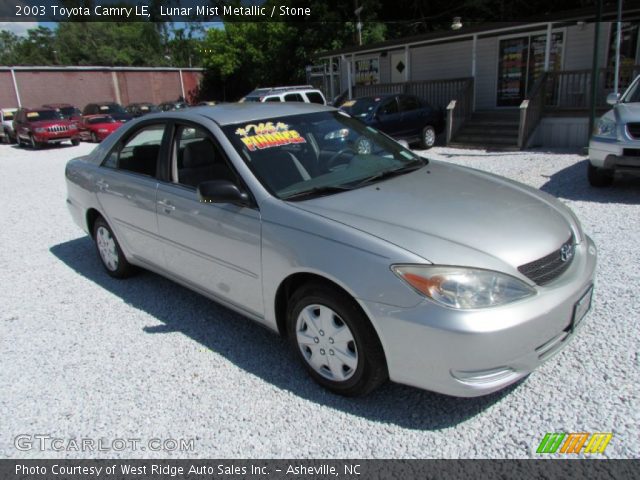 2003 Toyota Camry LE in Lunar Mist Metallic