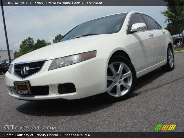 2004 Acura TSX Sedan in Premium White Pearl