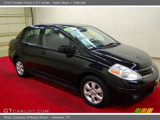 2010 Nissan Versa 1.8 S Sedan in Super Black