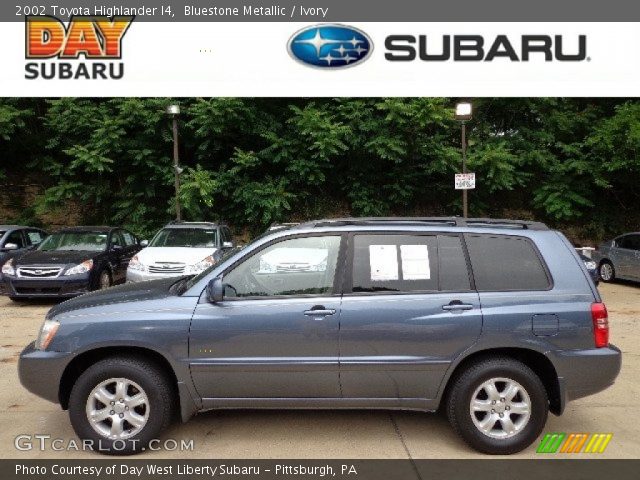 2002 Toyota Highlander I4 in Bluestone Metallic