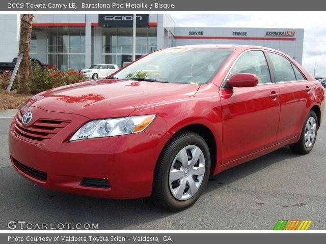 2009 Toyota Camry LE in Barcelona Red Metallic