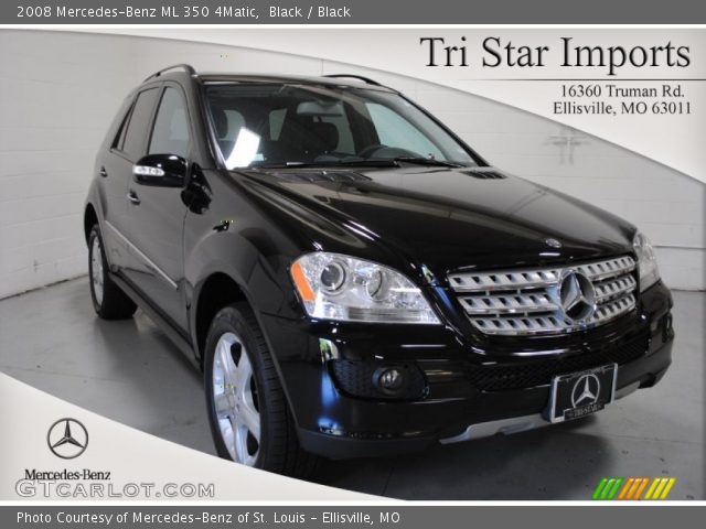 2008 Mercedes-Benz ML 350 4Matic in Black