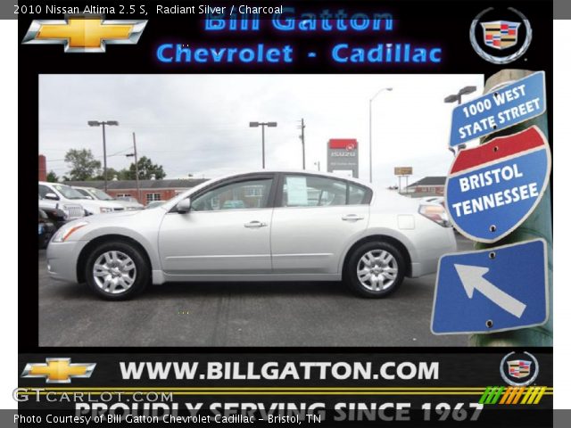 2010 Nissan Altima 2.5 S in Radiant Silver