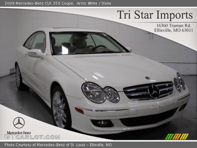 2009 Mercedes-Benz CLK 350 Coupe in Arctic White
