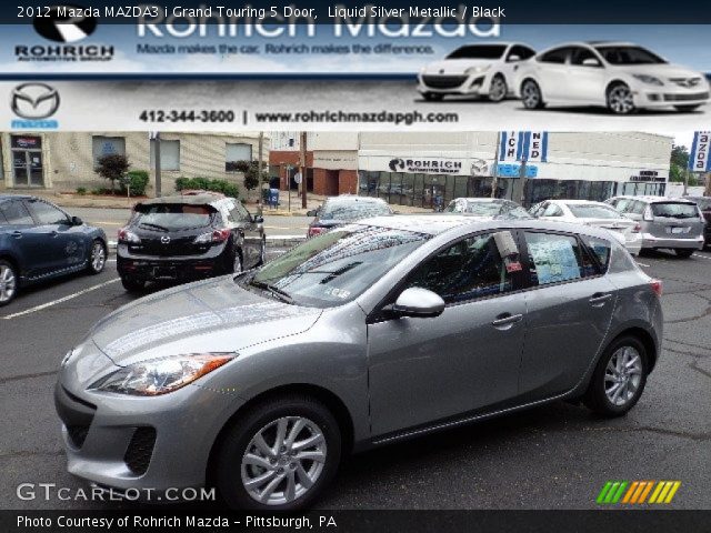2012 Mazda MAZDA3 i Grand Touring 5 Door in Liquid Silver Metallic