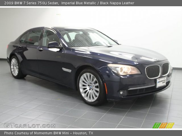 2009 BMW 7 Series 750Li Sedan in Imperial Blue Metallic