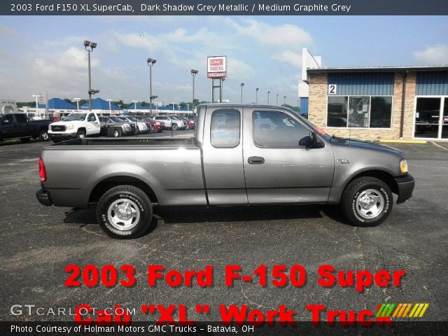 2003 Ford F150 XL SuperCab in Dark Shadow Grey Metallic